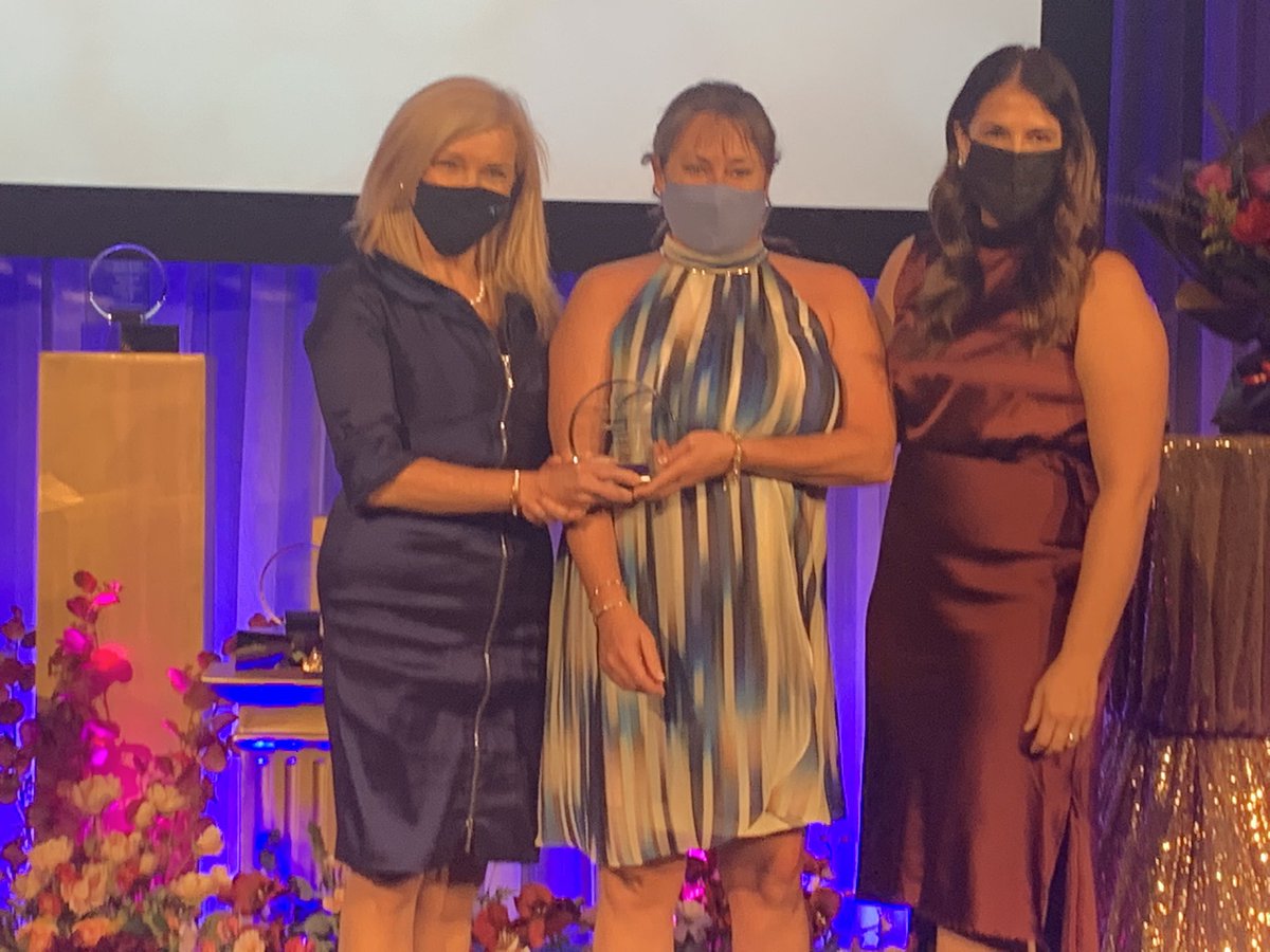 fonemed's tweet photo. Charlene Brophy, Director with #NLOWE,  joins Samantha Lorenzen to present the Economic Impact Award to Joy Barker at the #Nloweawards.  Congratulations Joy! https://t.co/piPDvDqs9y