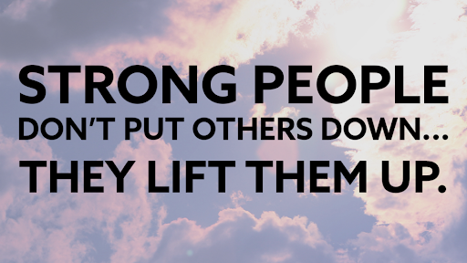 TheZigZiglar's tweet photo. Strong people don't put others down...they lift them up. https://t.co/nis71sIEQX