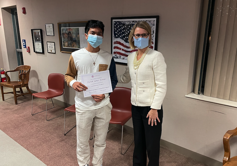 CVSDcolts's tweet image. Congratulations to CVHS senior Derek Ferrer, who's been selected as a "Commended Student" by the National Merit Scholarship Program for his exceptional academic promise.  What an honor!  

Derek was recognized by Dr. Vanatta and the School Board at a recent meeting. 

#CVStrong