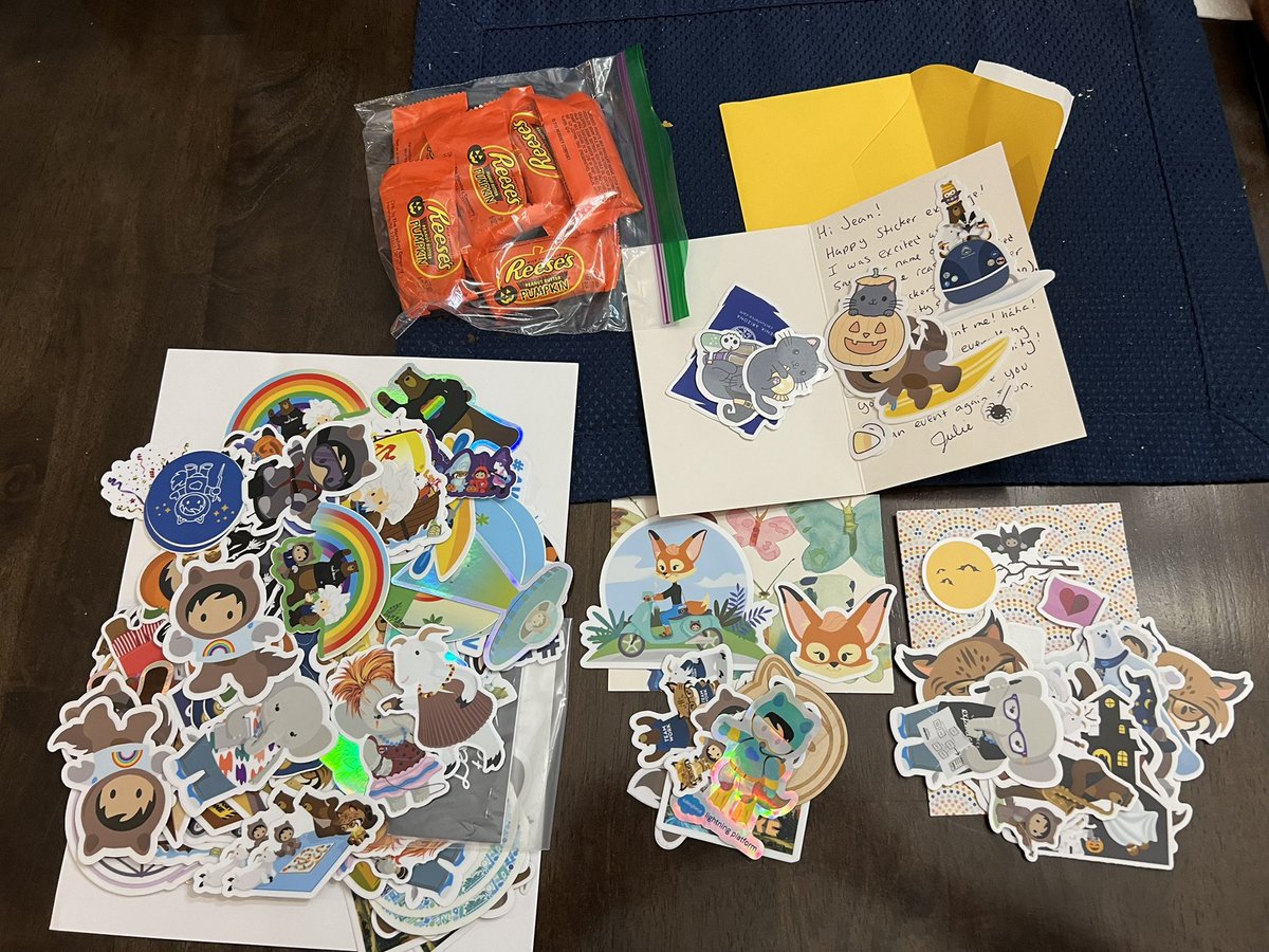 jeanvelonis's tweet image. Woohoo stickers! Thank you @JeanetteJett @mehansen82 @supilowski__c @juliebranyan What a great surprise to come home to #StickerMail I need to get all my packs out next week.