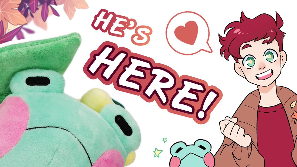 🐸 New Video! 🐸

Been super excited &amp; nervous &amp; generally buzzing all day–! It's been awesome to work with the @Makeship team, and I can't believe we can finally share this Froggy boi with y'all! 💖

"The Time Has Come…! 👀🐸 | MERCH UPDATE"

link: https://t.co/E1au3ENmwZ 