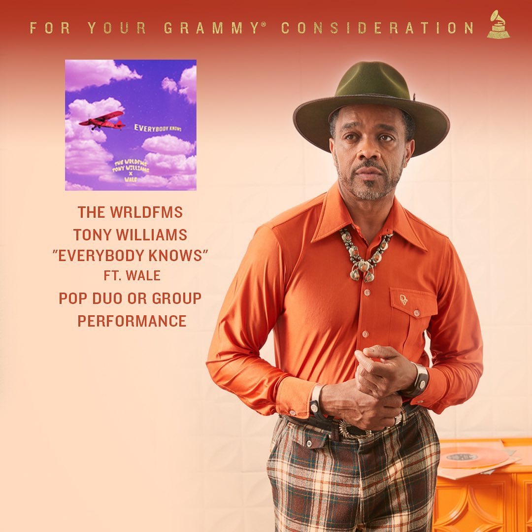 ZyahMusic's tweet photo. For your Grammy consideration:

‘Everybody Knows’ - @TWFTonyWilliams feat @Wale 

✍🏾 Co-written by me

All my Grammy voter friends, let’s get it 🤞🏾🔥

#HighStandardz https://t.co/TJbanfSvmj