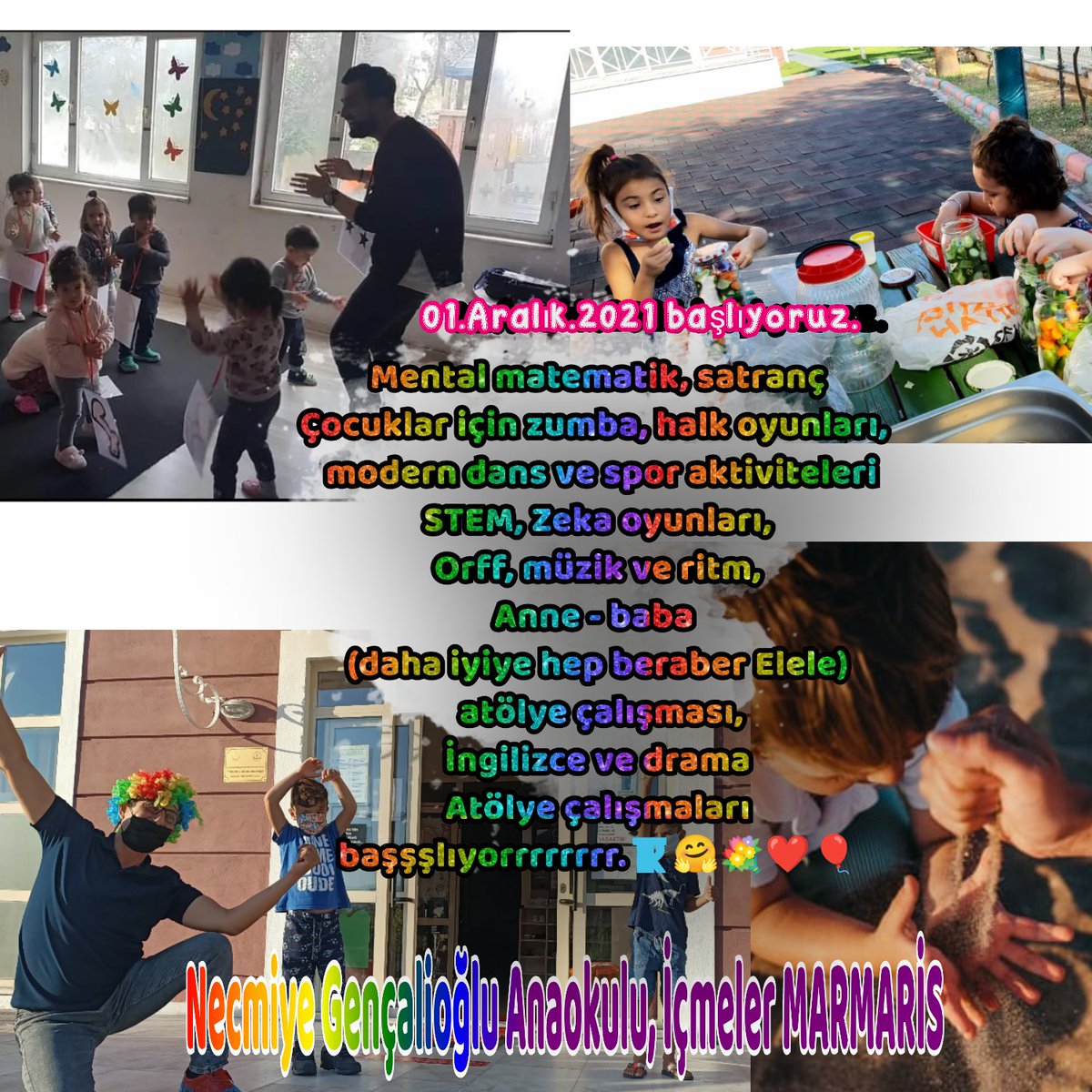 Tekrar ve tekrar daha ileriye daha özgüvenli, daha hayatla ve kendisiyle barışık, duyarlı, daha yeteneklerinin farkında,daha diğer gamlı, başlıyoruz.🇹🇷💐❤️🎈 
 <a href="/feryalim23/">Feryal YILDIRIM</a> <a href="/UmmakMeltem/">Meltem Ummak</a> <a href="/GlARIKAN1/">Gül ARIKAN</a> <a href="/ozlem_borek/">Özlem börek</a> <a href="/RukiyeKarayiit1/">Rukiye Karayiğit</a> <a href="/Gzdezdoan7/">Gözde Özdoğan</a>; <a href="/mugla_mem/">Muğla İl Millî Eğitim Müdürlüğü</a> <a href="/MarmarisMem/">Marmaris İlçe Millî Eğitim Müdürlüğü</a> <a href="/sibelkisaerbaa/">Sibel Kısa</a>