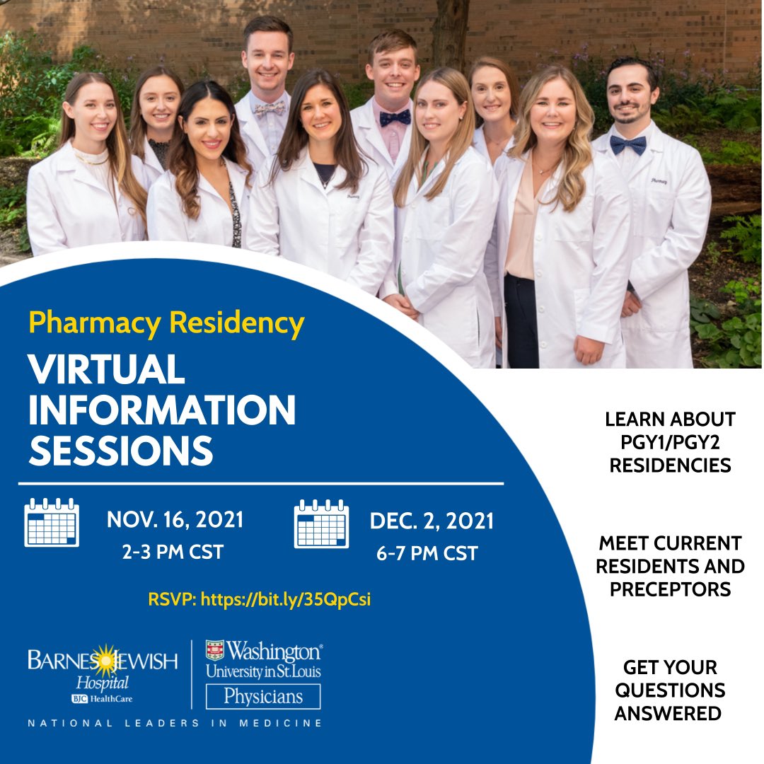 We’ve early committed our PGY2 ID but come check out our PGY1 and other specialty residencies at Barnes-Jewish Hospital in St. Louis.