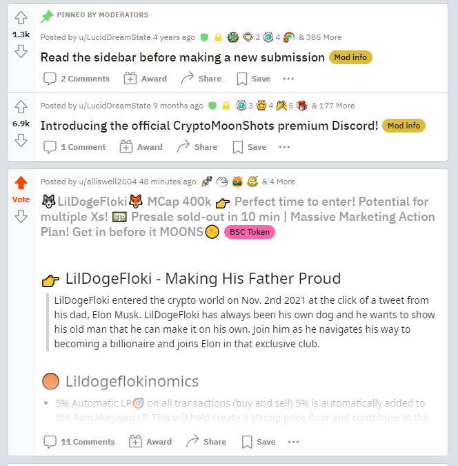 lil_dogefloki's tweet photo. Our awesome community did it again!
Reddit CMS top 1 trending post!
#BSC #BSCGem #BSCGems #FLOKI https://t.co/RwUCQrawBs
