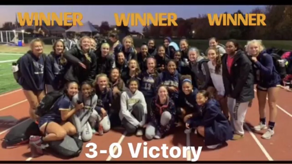 Victory, Victory, Let’s Repeat It!! 3-0 win over PVI. WCAC Championship game 11/6 @ 3:30 @ PVI against St John’s. 💙⚽️💙