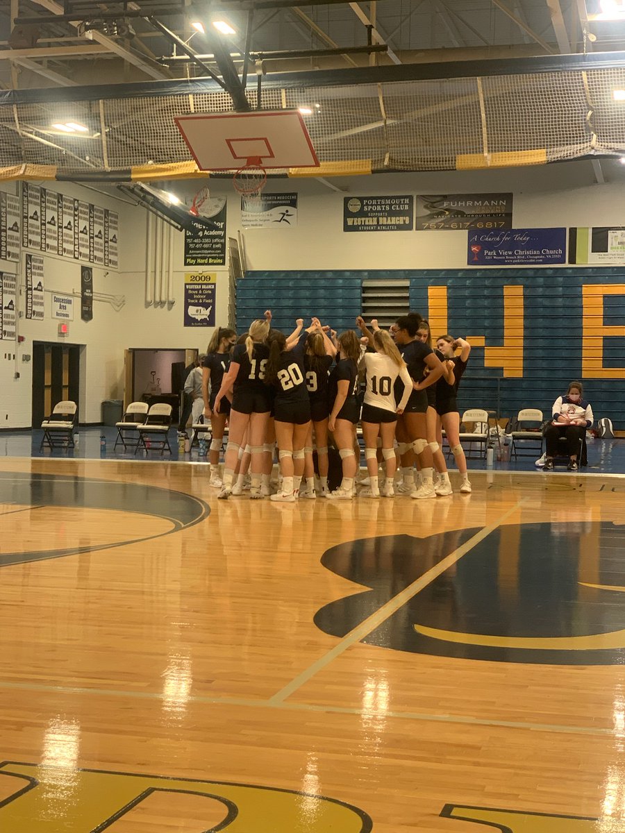 MathnVball's tweet photo. Lady Grizzlies advance to the Semi Final on Saturday at home at noon! Defeating Western Branch 3-1! #WeAreOne @grassfield_hs @grassfield_sca @grassfieldvball @GrizzlyPTSA https://t.co/7240WoOk99