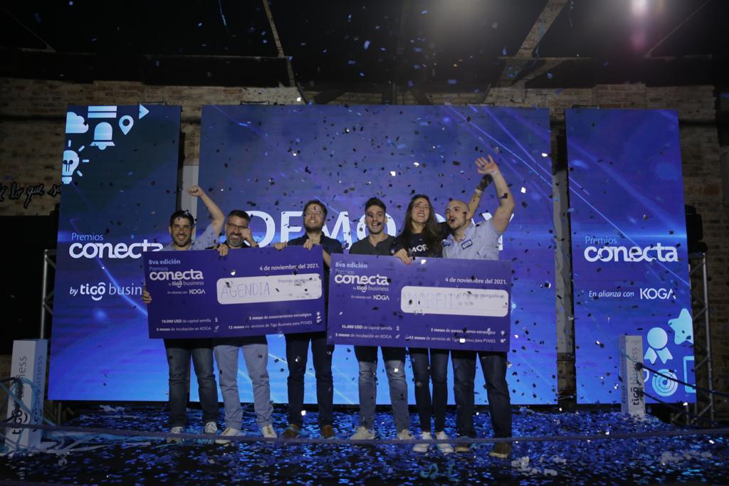 KogaImpactLab's tweet photo. ¡Felicitamos a los dos equipos ganadores de #PremiosConecta 8va edición! 🥳

🏆AGENDIA

🏆MORFIT

Ambos son ganadores de:

💰10.000 USD de capital semilla

🌱5 meses de Incubación en Koga

💡2 meses de asesoramiento estratégico

⚙️12 meses de servicios Tigo Business https://t.co/LbKzCD1ADv