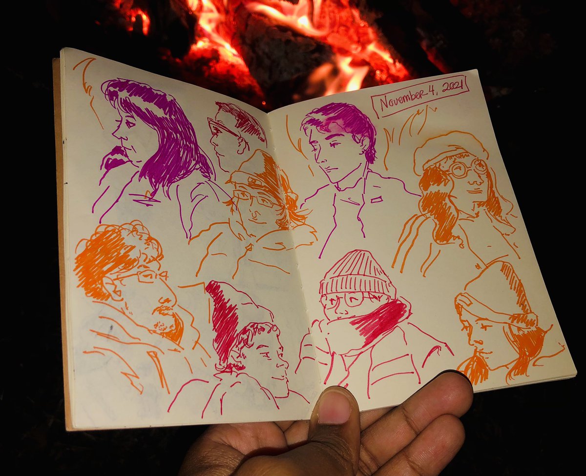 Fall is for beanies, fire pits, soup and being warm and toasty with friends 🍁🍲🔥 