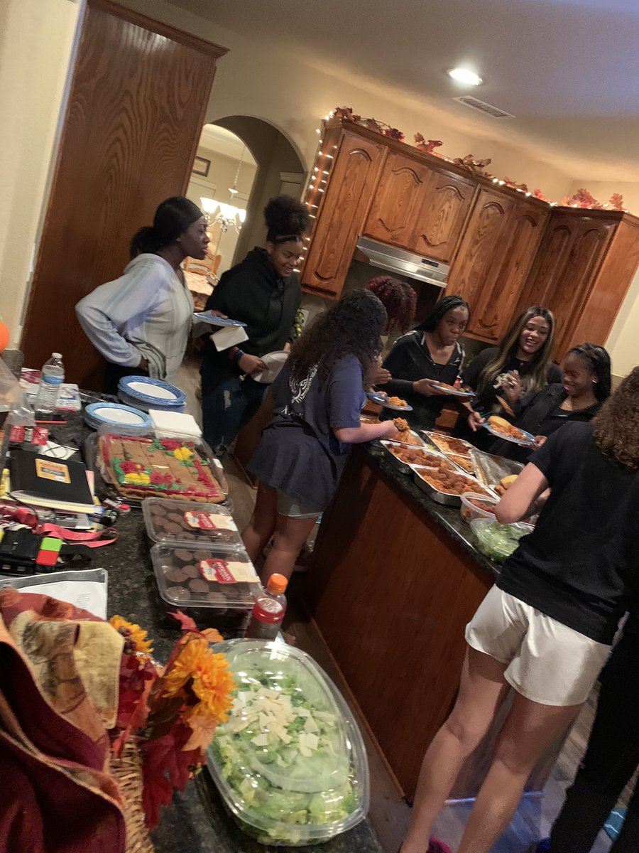 mrsterryths's tweet photo. Team dinner for the 21-22 Varsity Lady Wolves Basketball team! We open tomorrow night at home against a ranked Frisco Lonestar team. These girls have business to take care of! #RTSB @ladywolfbball @brooklynterryy https://t.co/AjBIvcn0VL