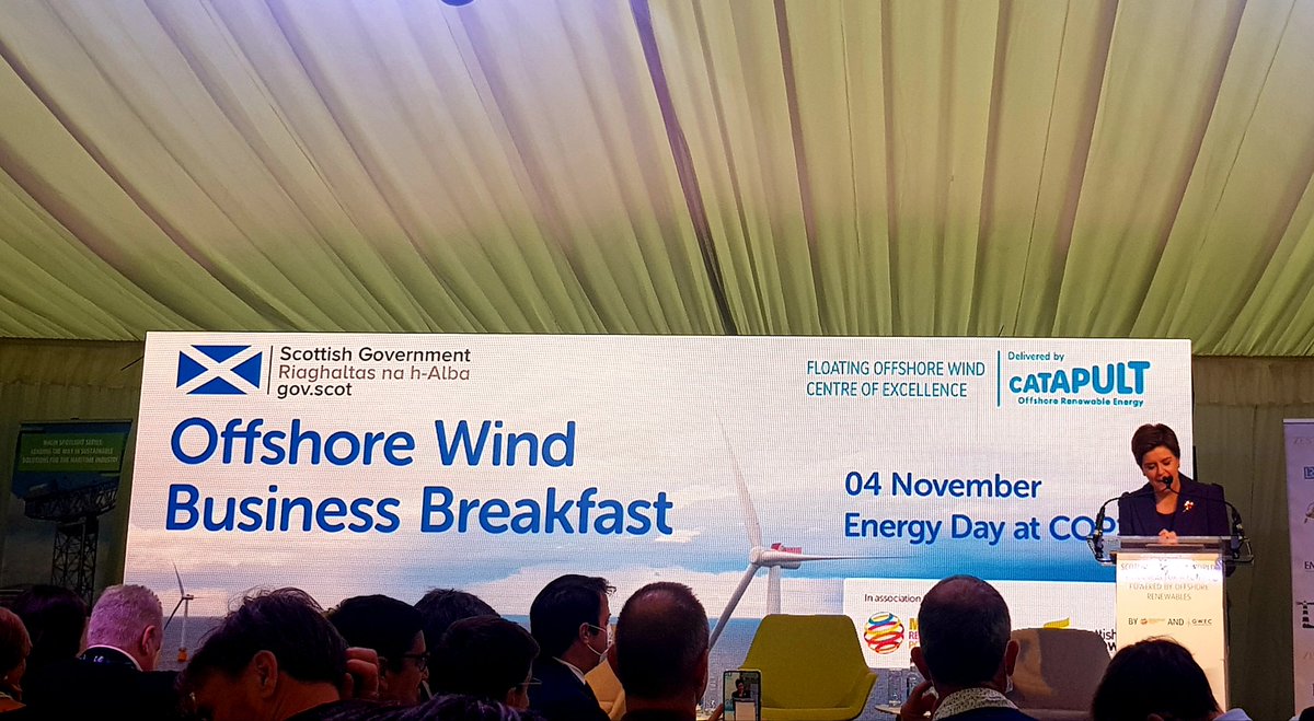 GillM_Morrison's tweet photo. Glasgow was amazing, was sorry to leave today. The opportunity is real! #COP26Glasgow #offshorewind #energytransition #supplychain #SOWEC #Scotwind https://t.co/yIdOWWrrt5