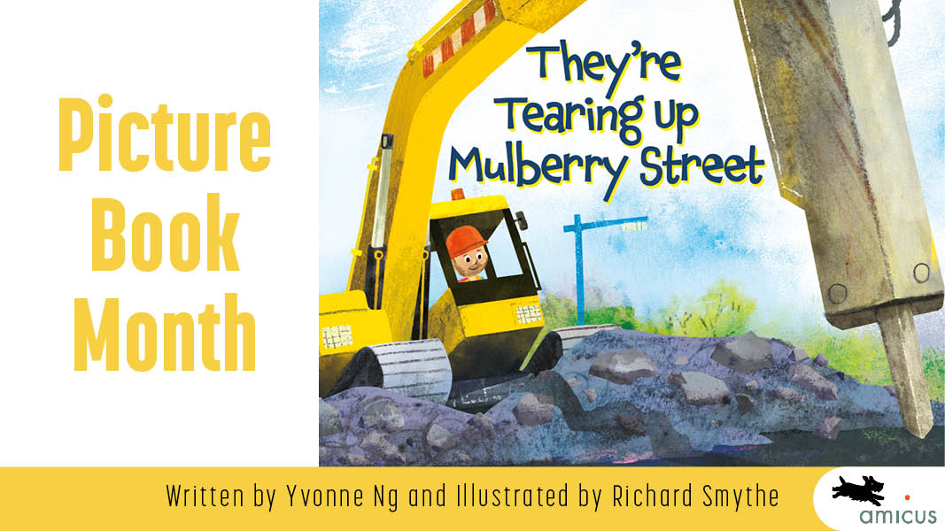 amicuspub's tweet photo. This week we're celebrating #PictureBookMonth with They're Tearing Up Mulberry Street. Surely a great rhyming read aloud young readers will enjoy!

Written by @YvonneEngineer
Illustrated by @Rich_Smythe

More details here: https://t.co/kouIZBsT29

#AmicusPublishing
#AmicusInk https://t.co/UtOQP4hXaO