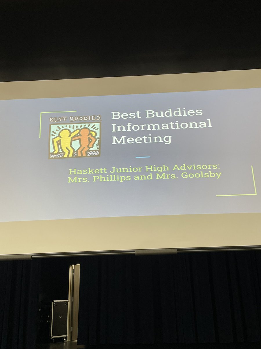 LauraPhillipsHJ's tweet photo. Our first Best Buddies meeting at Haskett Junior High.  We’re one of two chapters at the junior high level in Katy ISD! @HaskettJH.  #inclusion #relationshipsmatter #bestbuddies @PrincipalPaz @KatherineGSLP https://t.co/FJdTgEvFBD
