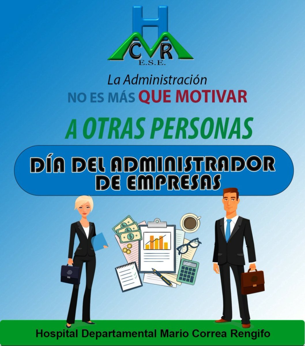 HospMarioCorrea's tweet photo. Gestión es hacer las cosas bien, liderazgo es hacer lo correcto" El #hospitalmariocorrearengifo 🏥 les desea un Feliz Día a todos los administradores de empresas🥳💯✅
#administradoresdeempresas https://t.co/qKdw5mrc2h