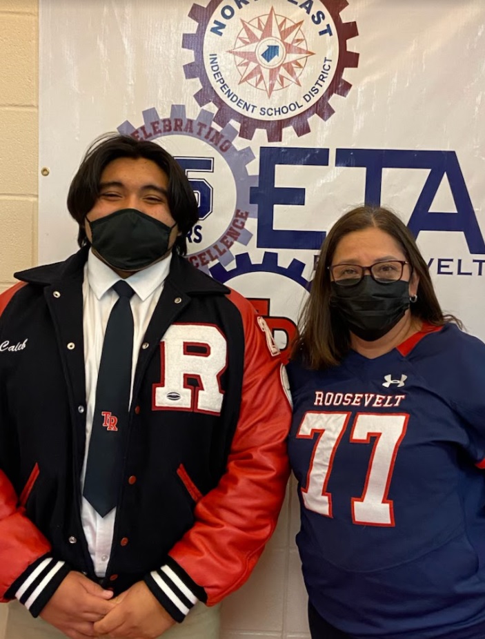 etaneisd's tweet photo. ETA Caleb Molina chose Mrs. Montano as his Roosevelt Football staff appreciation pick. Good Luck TR! 
"Beat the chargers" https://t.co/ModasYB76q