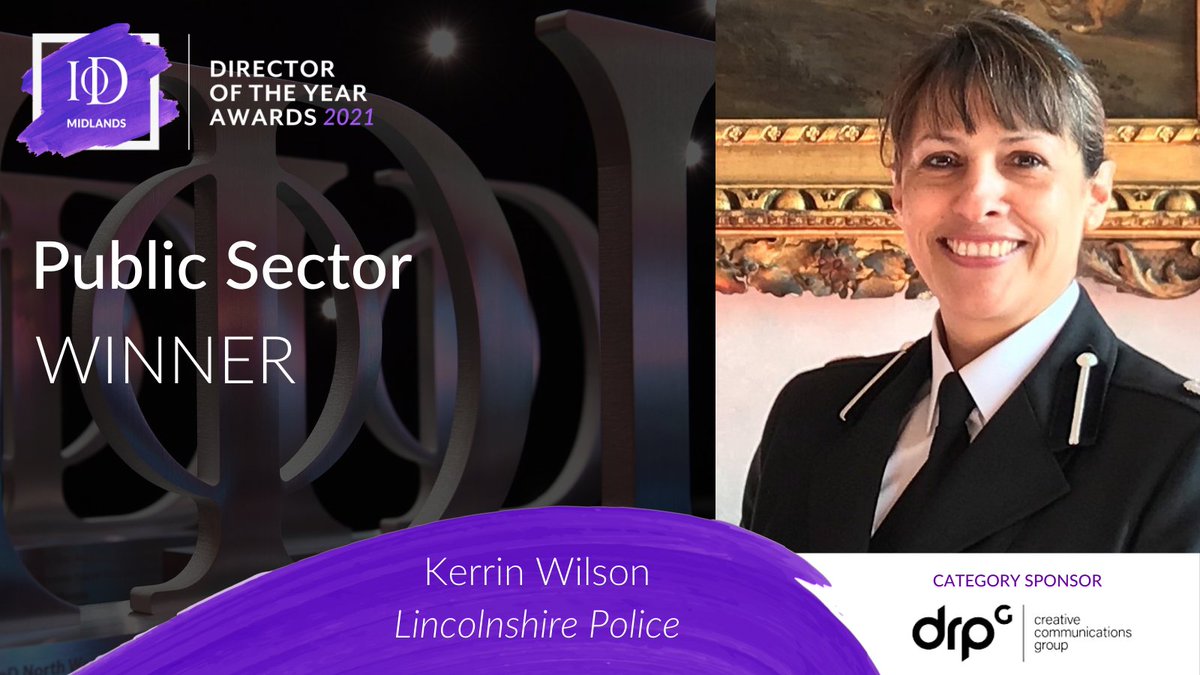 Congratulations to Public Sector winner Kerrin Wilson!

#IoDMidlandsAwards21
