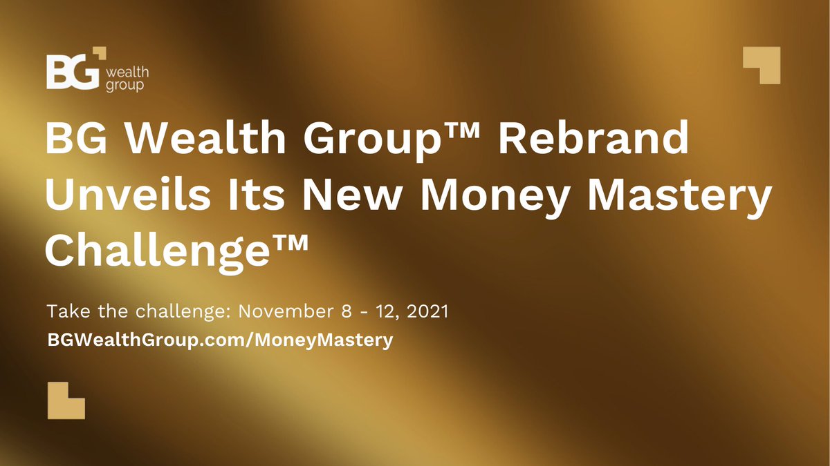 We are proud to announce the launch of our new website, and our accelerated #MoneyMasteryChallenge™️! Join us next week, 11/8-12 - for just 1 hour per day &amp; learn to build wealth like the wealthy do! Learn more: bit.ly/3BKFAkx.

#moneymastery #buildwealth #taxstrategies