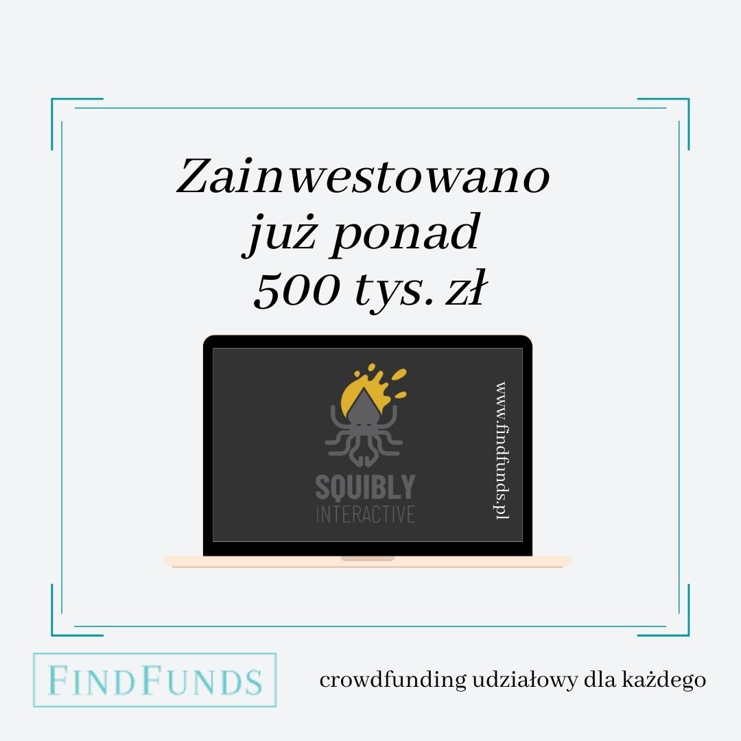 FindFundsPl's tweet photo. Squibly Interactive przekroczyło właśnie ponad 500 000 zł!📈
_______
Jeśli chcesz zostać współwłaścicielem międzynarodowego studia gamingowego należącego do grupy kapitałowej notowanej na giełdzie No Gravity Games SA. zapraszamy na platformę 👉 https://t.co/f0tPzN2Cgj https://t.co/DbvAZljZip