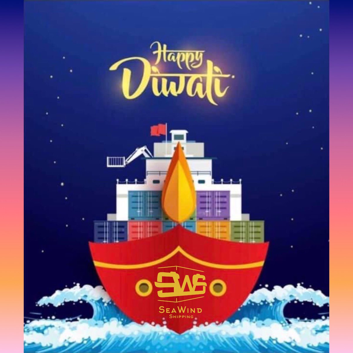 SeaWindPK's tweet photo. ✨ H҉A҉P҉P҉Y҉🙏🏼D҉I҉W҉A҉L҉I҉ ✨

To all our esteemed Partners, Clients, Ship’s Captain, Crew at Sea or at Shore, we wish you a very Happy Diwali!

#SeawindGreets #HappyDiwali #Pakistan #Shipping https://t.co/GoHq55wglX