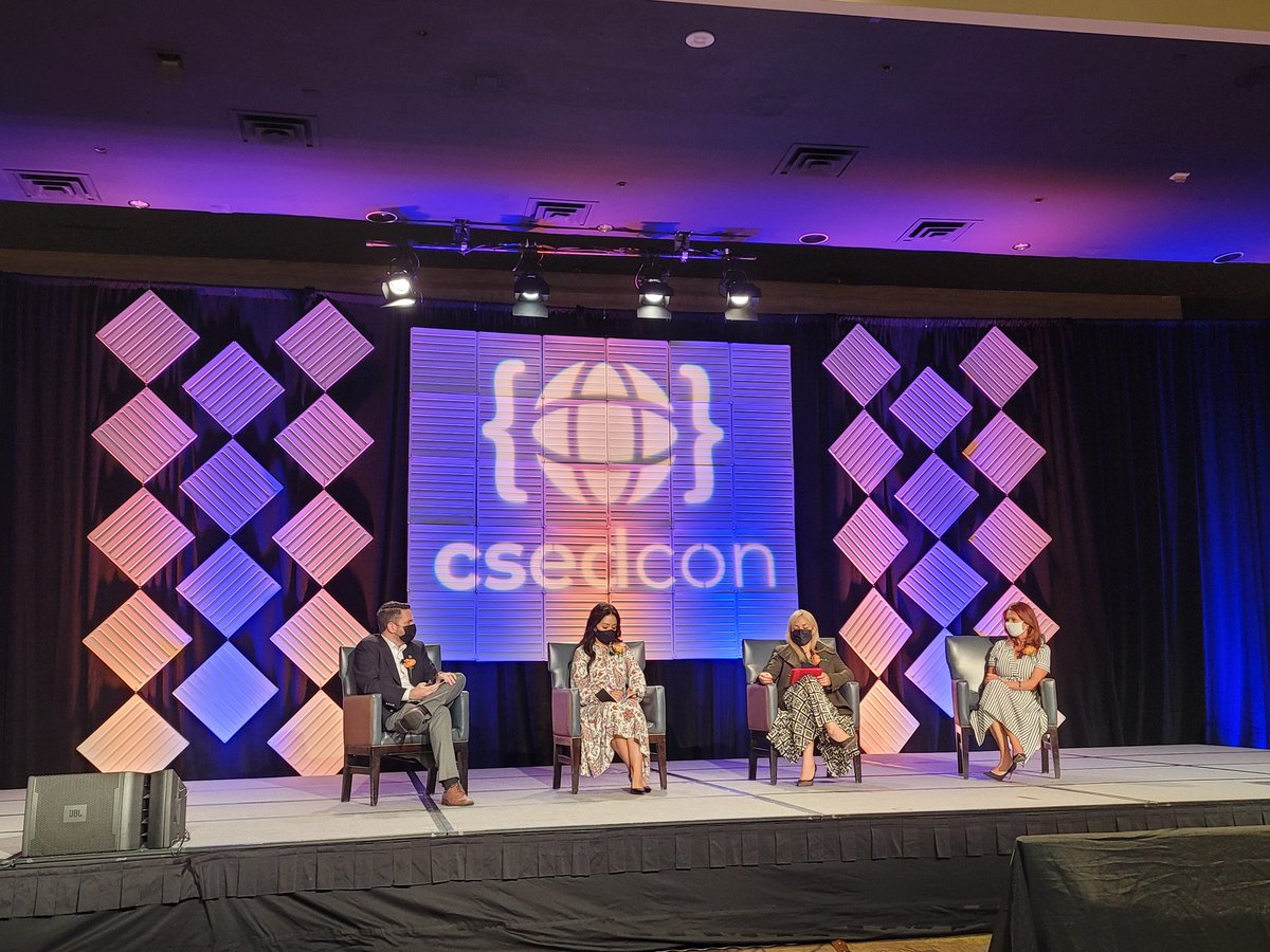 doctorstem's tweet image. So much fun connecting with my  #CSPeeps #irl at #CSEdCon2021 Great resources and great conversation #WhenYouBondIsWhenYouBuild #CSforALL #BetterTogether