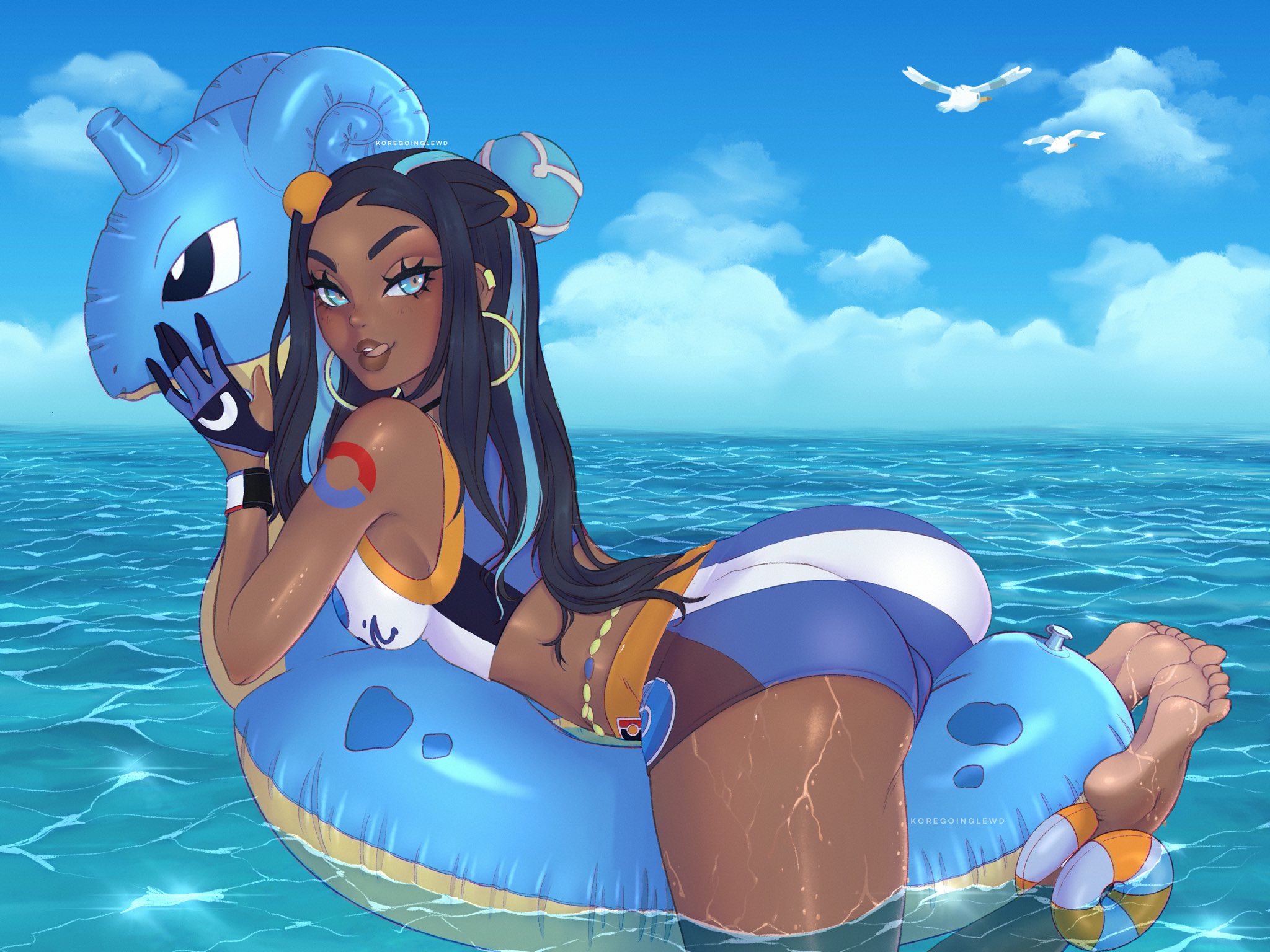 Kore ♡. You are challenged by Gym Leader Nessa. 