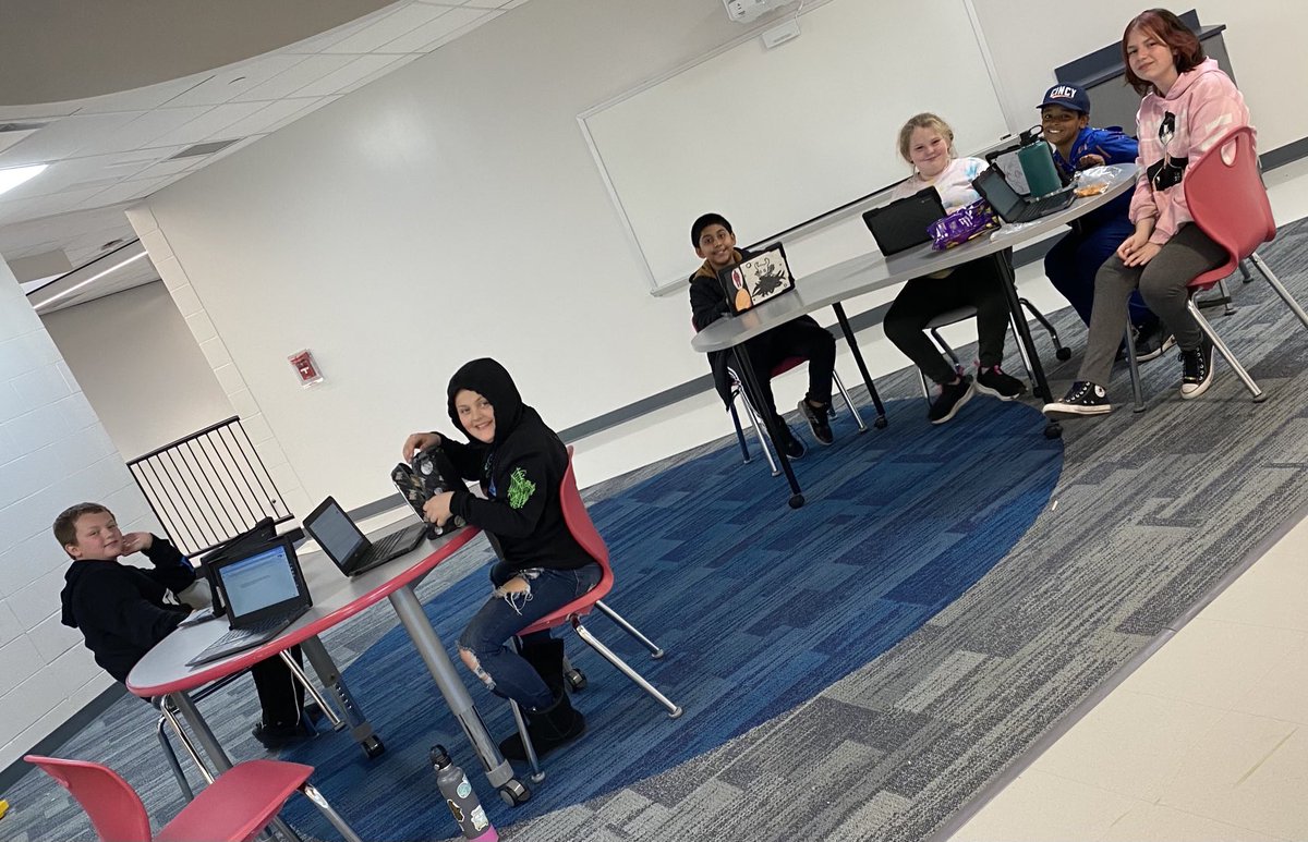 The creative writing club met today! Finally! Today was our first meeting and students wrote all about themselves! ⁦<a href="/SummersideElem/">Summerside ES</a>⁩ ⁦<a href="/WestCler/">West Clermont Schools</a>⁩