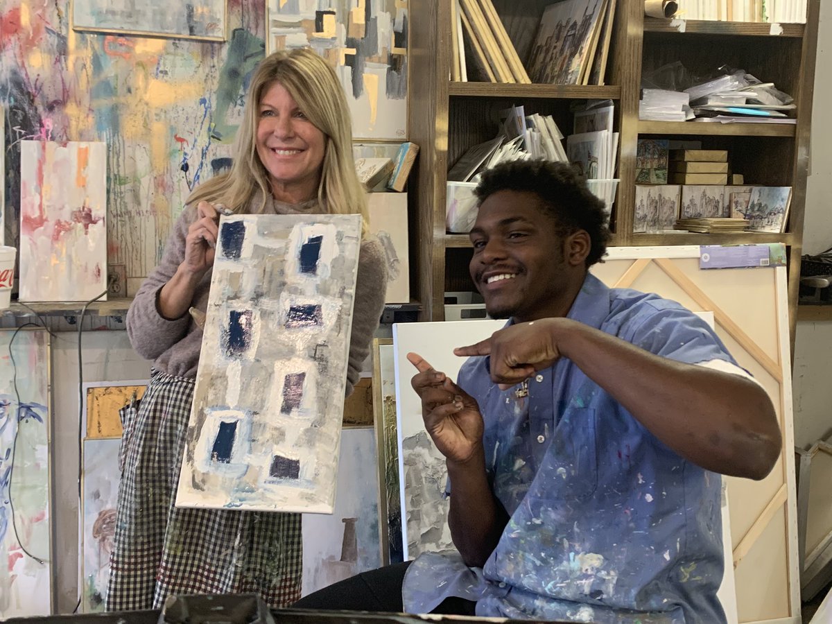 OnRiverTime's tweet photo. “Art washes away from the soul the dust of every day life.” ~ Pablo Picasso
💗A big thank you to Shannon Harris at Grace Gallery for hosting us with the Ascend kids from Big Oak Ranch! 🎨
What a blessing to come and paint!
#onrivertime #bigoakranch #ascend #gracegallery https://t.co/oJPBEldEmu