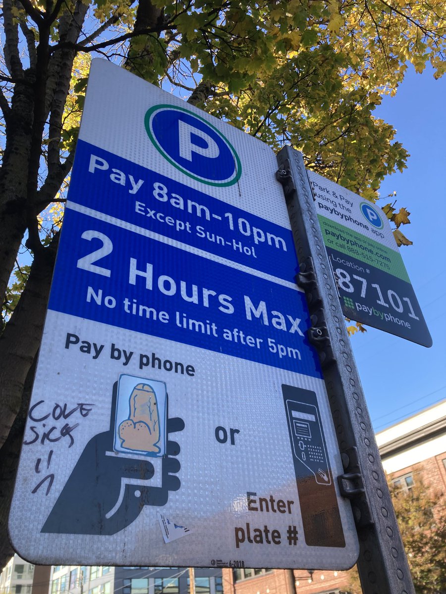 stuffthebunny's tweet photo. New way of paying for parking in Seattle: #paybypenis https://t.co/FtX8JBnGwT