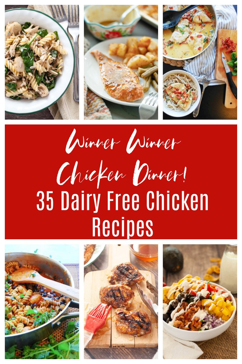 Winner, winner CHICKEN dinner. I've gathered 35+ of my favorite #dairyfree chicken dinner recipes. Go get you a new idea for dinner: allergyawesomeness.com/35-dairy-free-… #dairyfreedinner #dairyfreechicken #allergyfriendly #milkfree