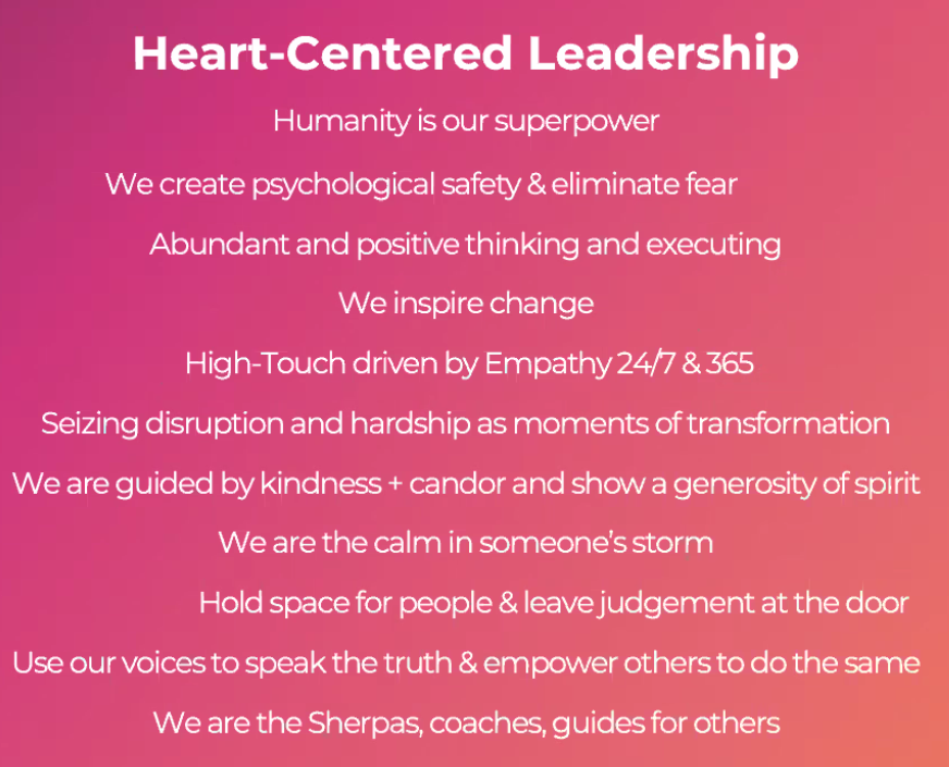 ZaynaKhayat's tweet photo. Imagine if your chief people officer / chief HR person had this as their guiding principles for their work

@claudesilver @VaynerMedia #i42021 https://t.co/RwogzKHI5j