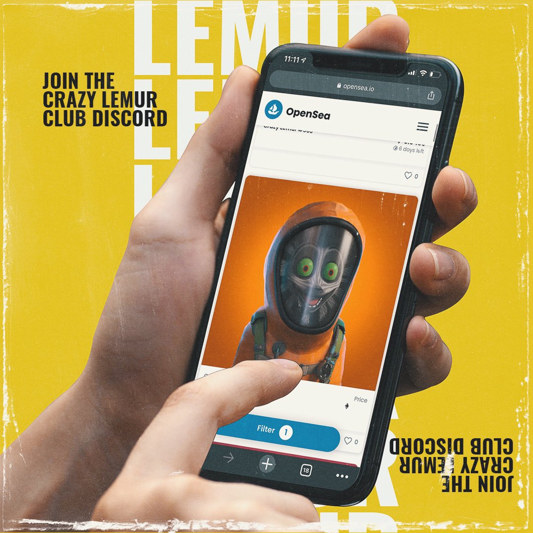 CrazyLemurClub's tweet photo. Did you get your Lemur yet? 🌴🚀

Join the Discord: https://t.co/uEgrdKxPnx

#NFTCommunity #NFTCommunity #NFTs https://t.co/YZgQPS3vzd