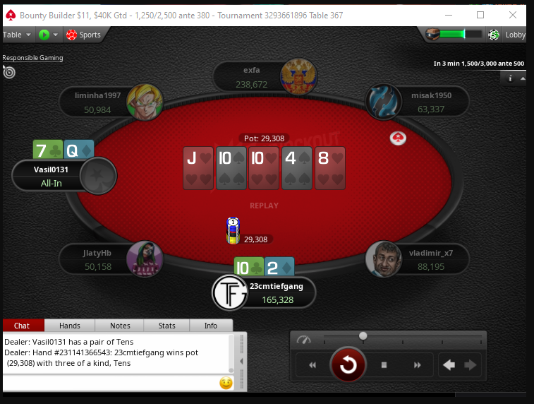 23cmtiefgang's tweet photo. mein letztes turnier vor dem #Grindlive Wochenende und wieder einen run erwischt im 11er BB und ein mega bounty mit Clowncontent hahaha https://t.co/iQYh6TcJuu
