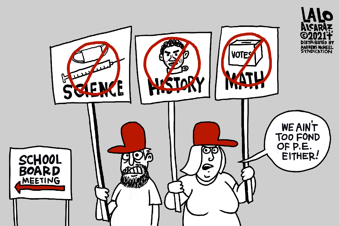 laloalcaraz's tweet photo. School subjects. Please share #laloalcaraz cartoons https://t.co/QpzlDxgw8M