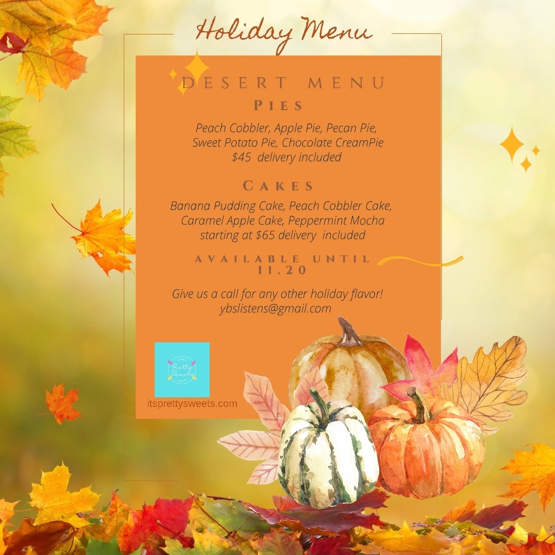 ItsPrettySweets's tweet photo. Not really a dessert maker but you know if you don't have those good pies at the table your Thanksgiving/Christmas just isn't the same!! 

Impress your family with your favorite handmade cakes and pies! 😋 https://t.co/yYW4mIUPPL