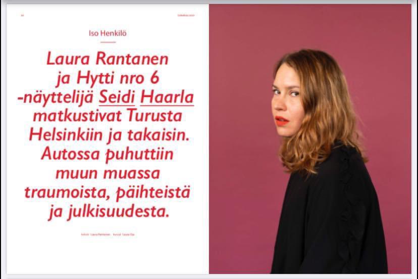 Terkkuja koko maailmalle, että lukekaa uusin @isonumero ❤️

#katulehti #hyttinro6 #elokuva #teatteri #elämä