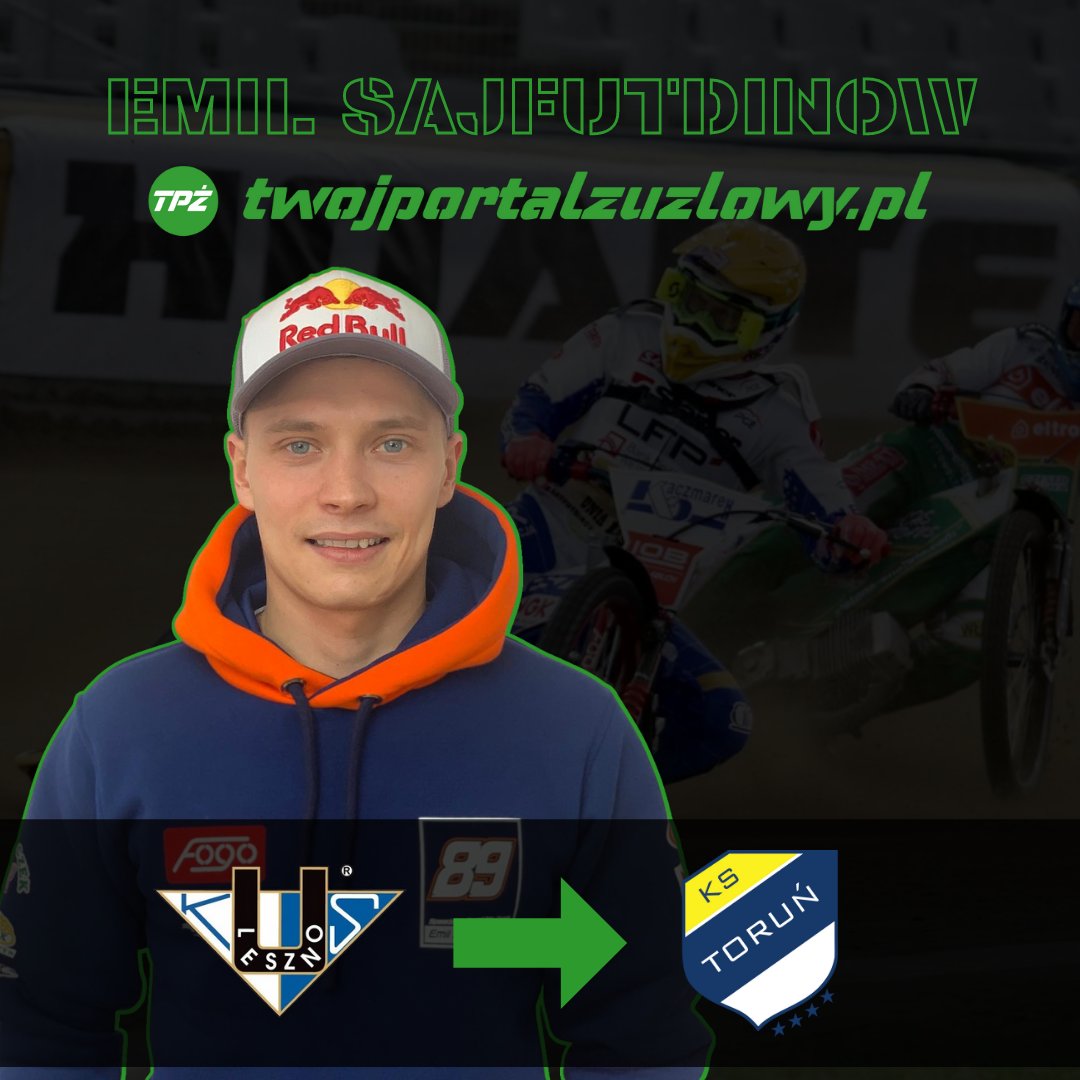 tpzuzlowy's tweet photo. Czwarty dzień okienka transferowego przyniosła nam dwie pierwsze bomby transferowe‼ @EmilRacing89 oficjalnie dołączył do @KS_Torun, z kolei Maksym Drabik do @motorlublinpgee.
#PGEE / #PGEEkstraliga / #zuzel / #speedwa https://t.co/BohnJeGZAY