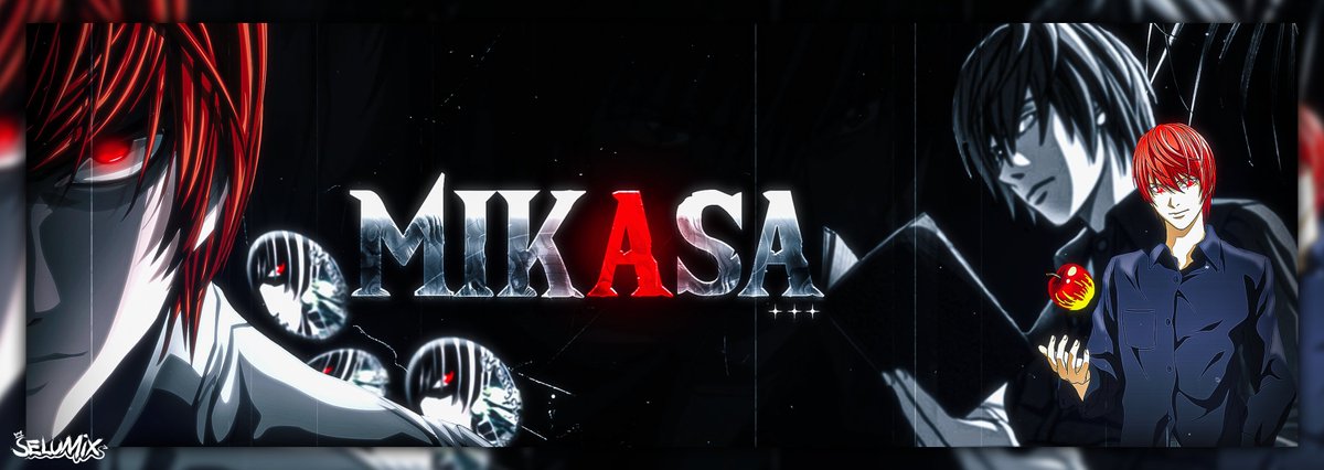 "light yagami" Header for <a href="/34mikasaaa/">F/A Mikasa</a>

My Port: Behance.net/SelumixDesign

HD: ibb.co/fNmgCkc

Like❤️and rt♻️are appreciated
