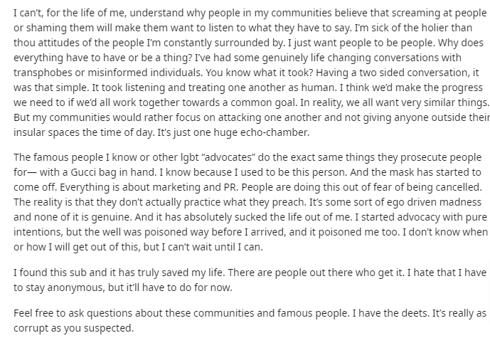 Jkid4's tweet photo. Contrapoints, is this you?
#contrapoints
#stupidpol
#reddit https://t.co/C9AVilbDRj