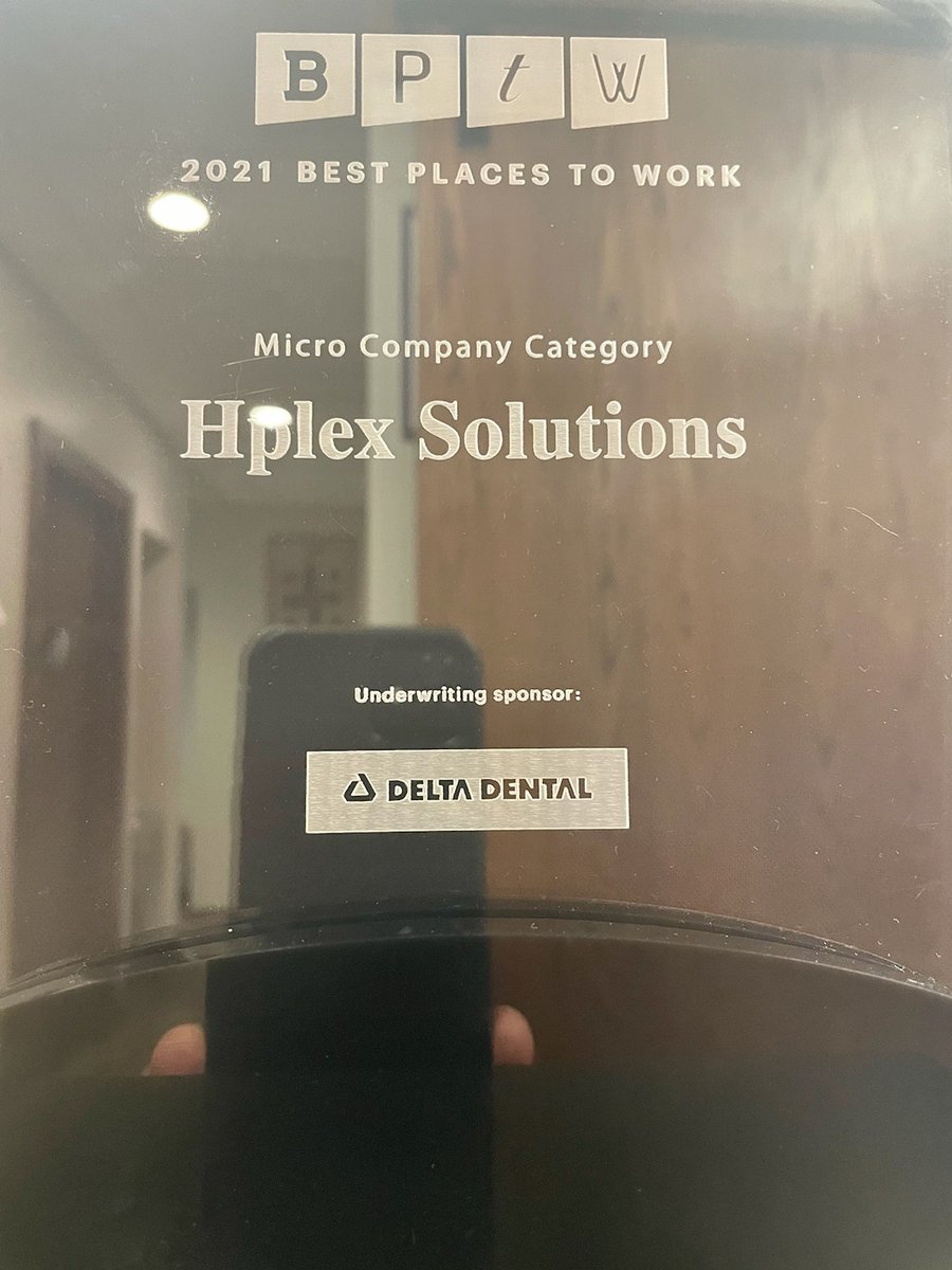 Hplex Solutions was honored to be recognized by Columbus Business First as a 2021 Best Places to Work! A HUGE thank you to our amazing team, we appreciate you and all your hard work! Shout out to all the other businesses honored this year! #Biz1stBP