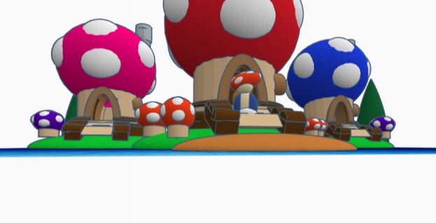 obehiart_'s tweet photo. Toad’s House from Super Mario https://t.co/3Nzn88hJRw