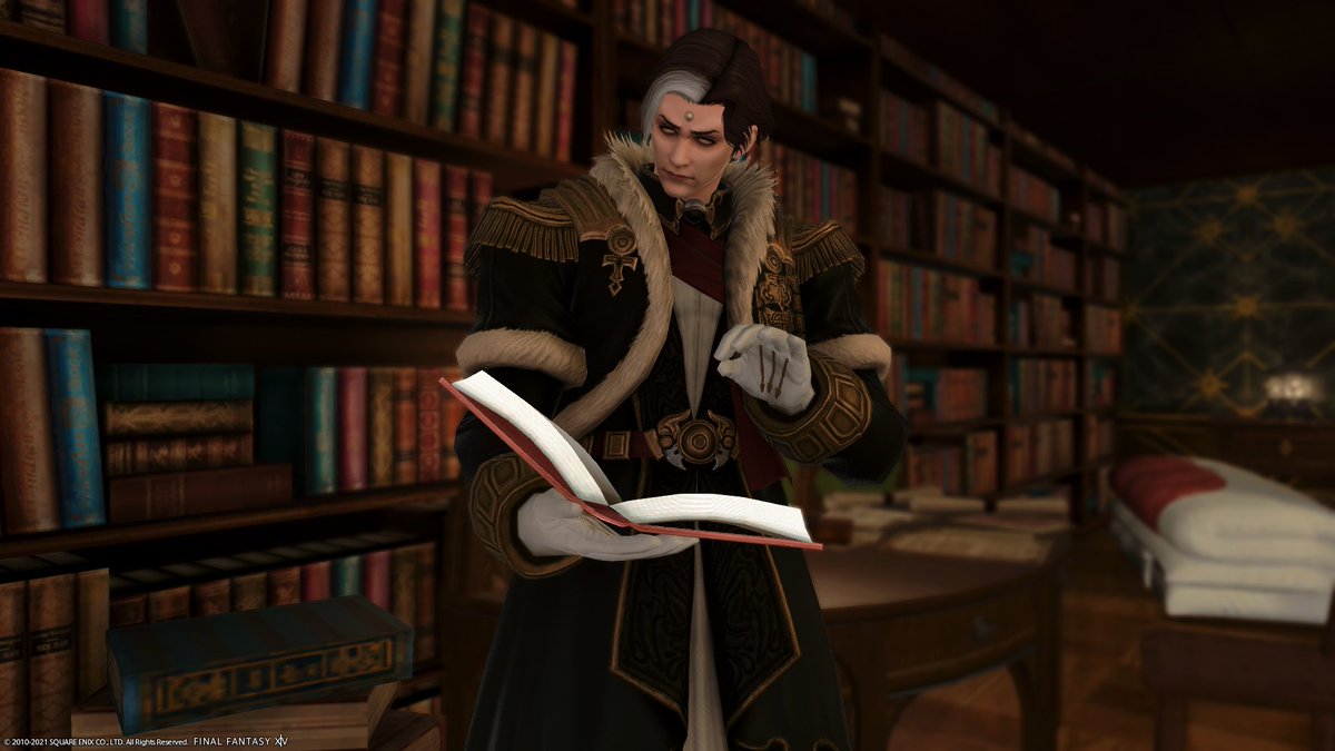 EmetRates's tweet photo. Well at first I was impressed by your book collection. It is all horrible anti-Garlean Empire propaganda. What do you mean we “invaded” your lands? We came peacefully…on magitek. https://t.co/MPmzFxDQ8P