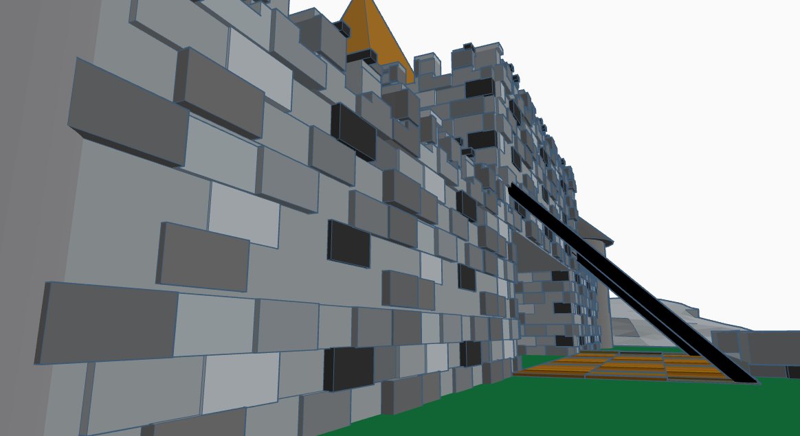 creates_h's tweet photo. Model of a Castle in Tinkercad! https://t.co/DgtdWzBqUl