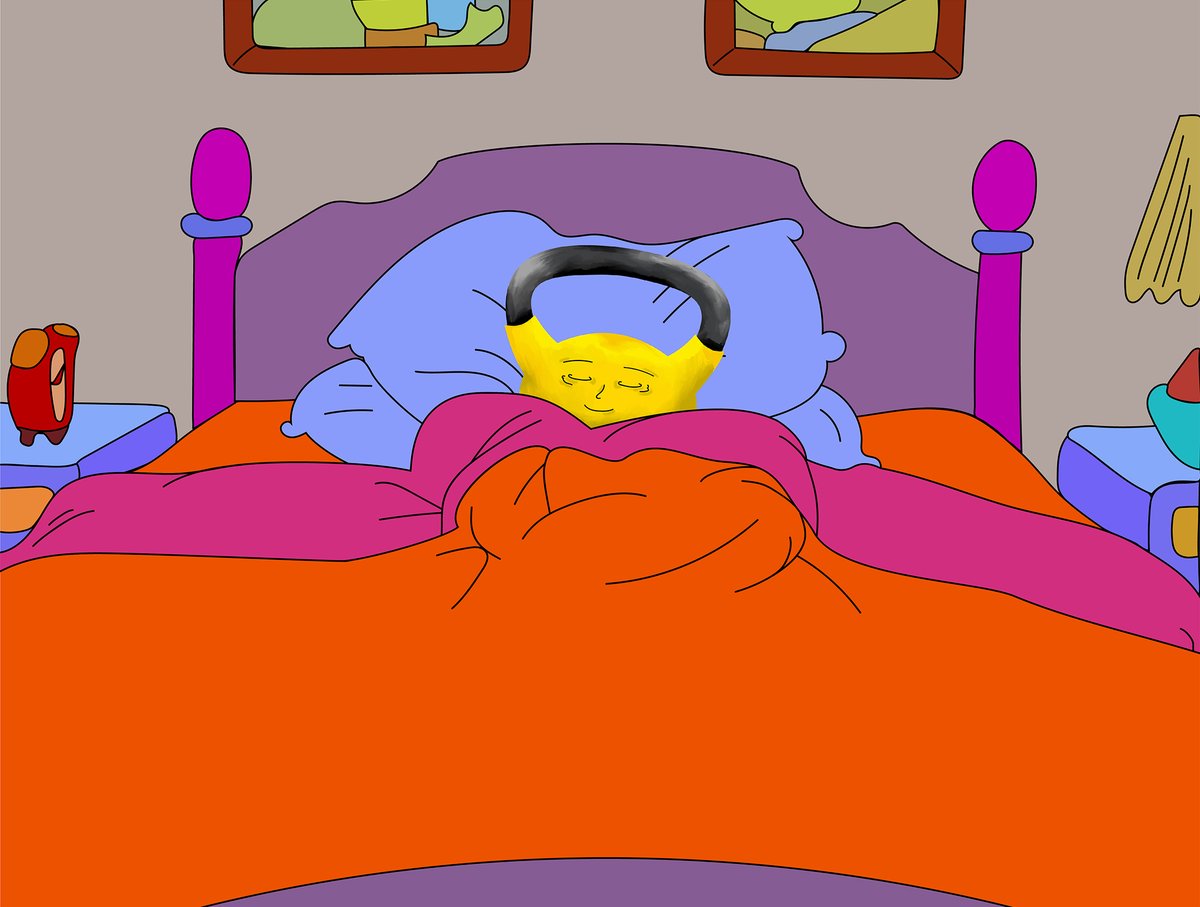 Gymshark's tweet photo. me the morning after i said i’d get up early to workout https://t.co/8NkgI0HCOQ