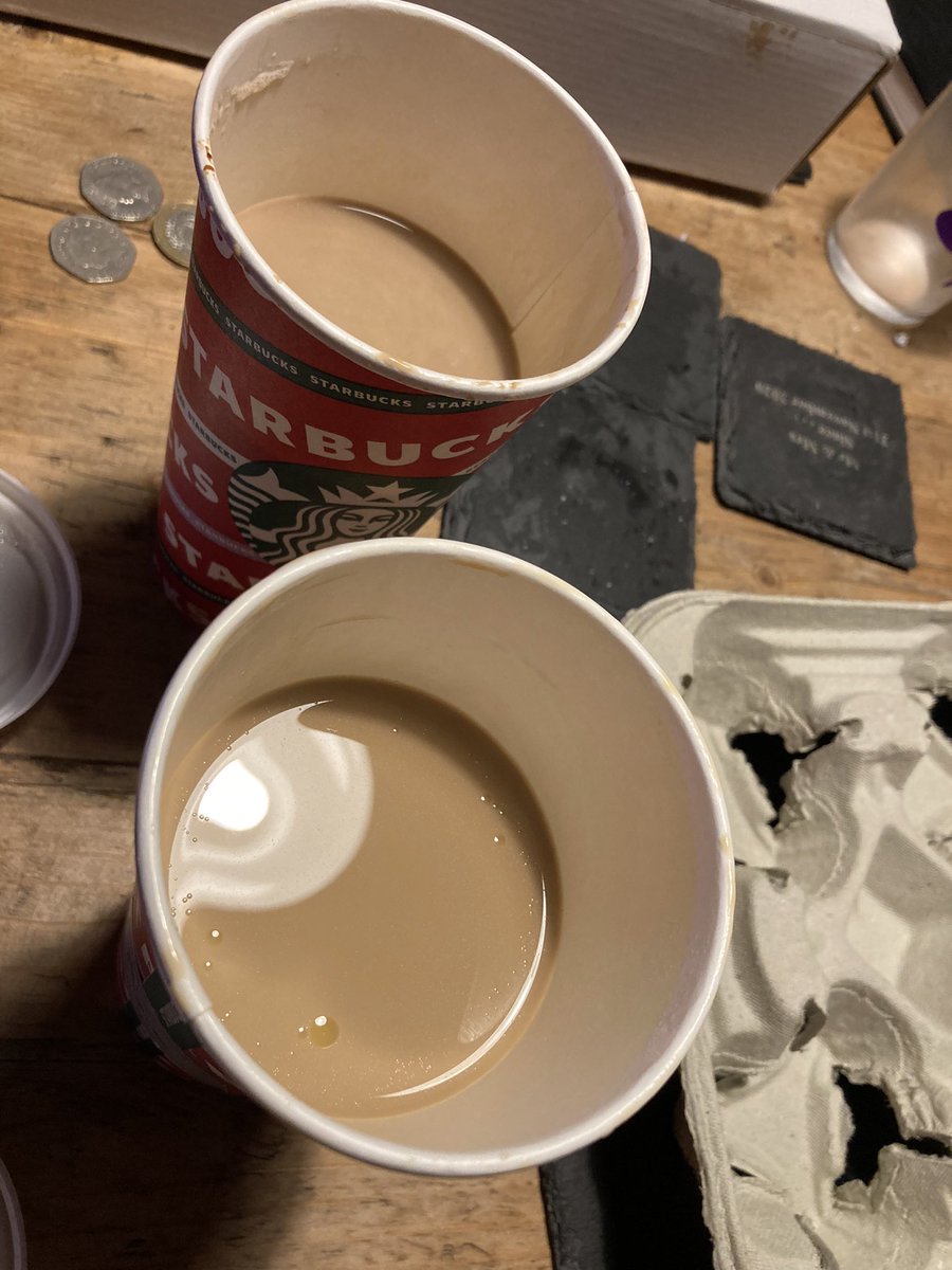When you order a large latte from <a href="/StarbucksUK/">Starbucks UK</a> <a href="/Starbucks/">Starbucks</a> and they fill it up just passed half way - shocking
