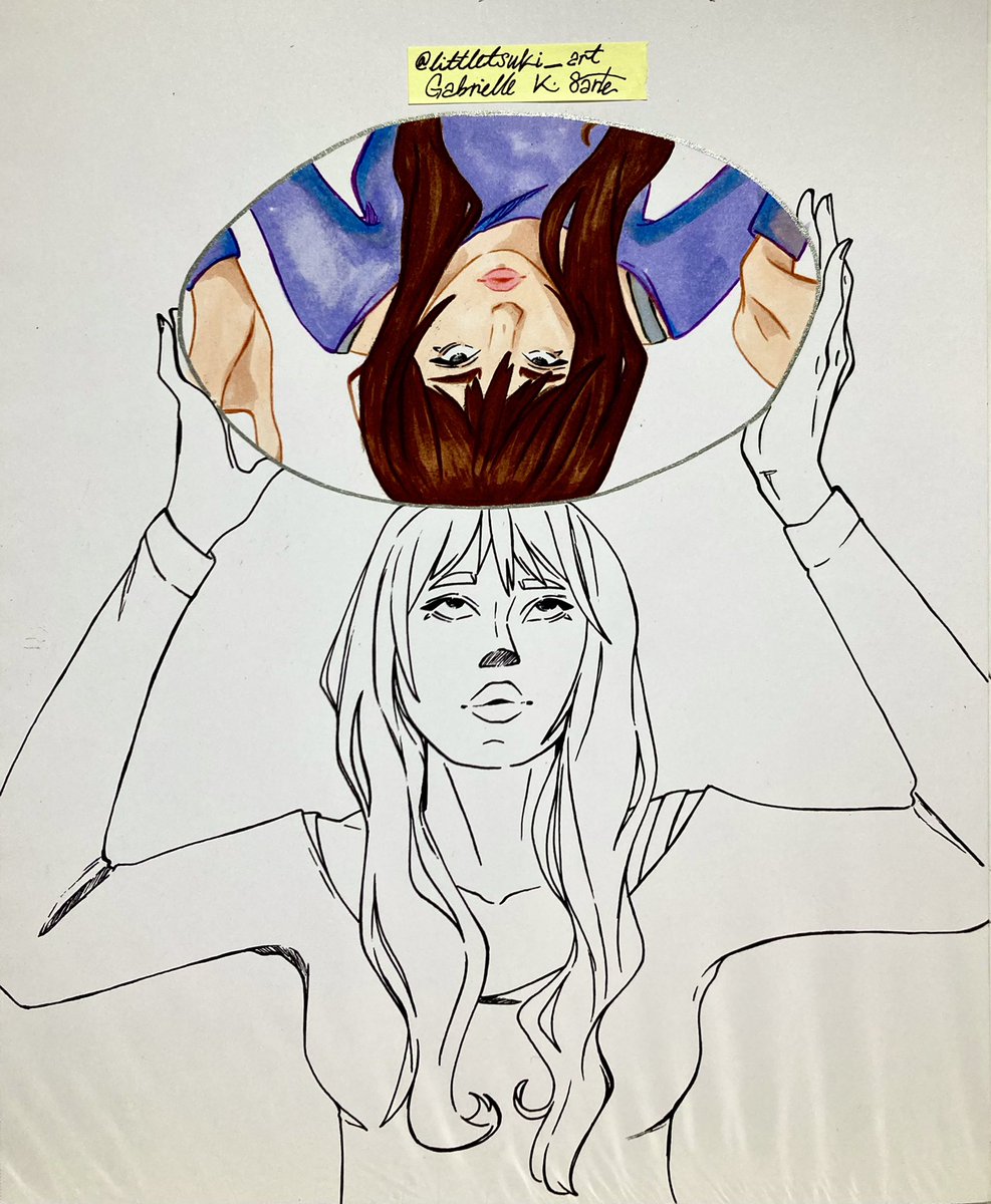 Littlebuwan_art's tweet photo. Song: Mirror
🪞
#mirror #samanthasmith #traditionalart #lineart #artezarealbrushpens #artezaworld #copicmarkers #prismacolorpencils #papermateinkjoy #sakuragellyrollpens #art #drawing https://t.co/AjSoNqNbbA