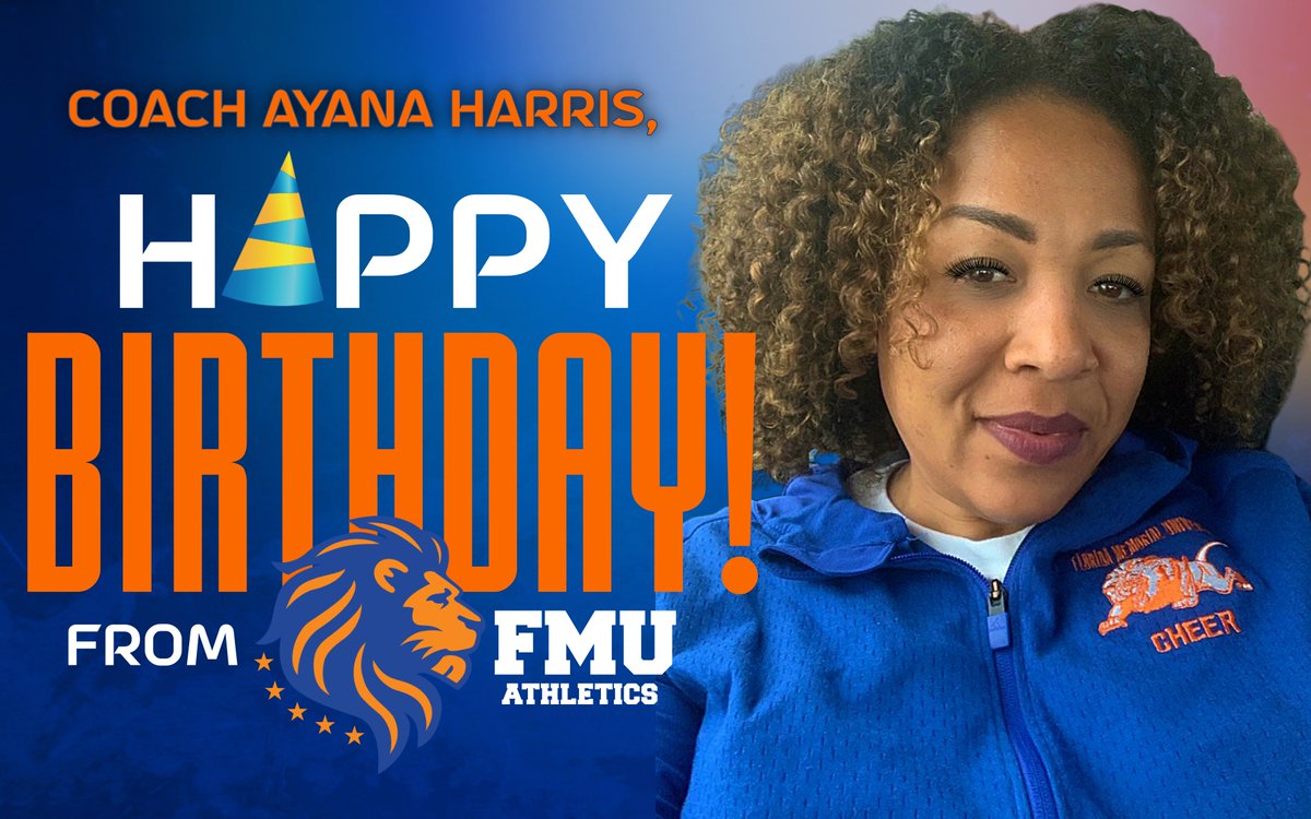 GoFmuLions's tweet photo. 🗣ALL RISE!! For a special birthday s/o! Wishing #FMUCheer HC Ayana Harris a very Happy Birthday! Hope you enjoy your day Coach Judge! #OnePride https://t.co/eqBBcEXATC