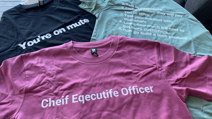 shestarts's tweet photo. They're here!!
Now repping @nicole_meaker @bigyahu #communitees @dasautomat in NZ.
#dreambig #girlsinstem #earlylearningmatters #womenintech #startuplife https://t.co/sgyZ14cKGl