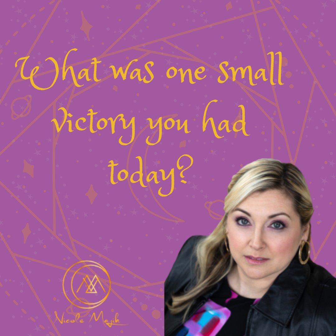 MajikLLC's tweet photo. What was one small victory you had today? https://t.co/w4wdyUo6Zn