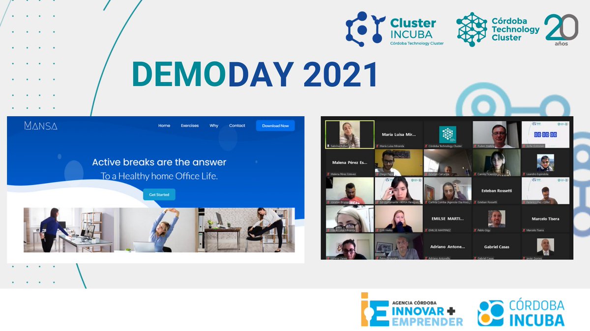 ➡️Mansa, spin off #SociosCTC ➡️Liricus 🙌🏻

#DemoDayClusterIncuba2021 #ClusterIncuba #DemoDay #DemoDay2021  #incubadora #incuba #CórdobaIncuba #SectorTIC #innovacion #tech