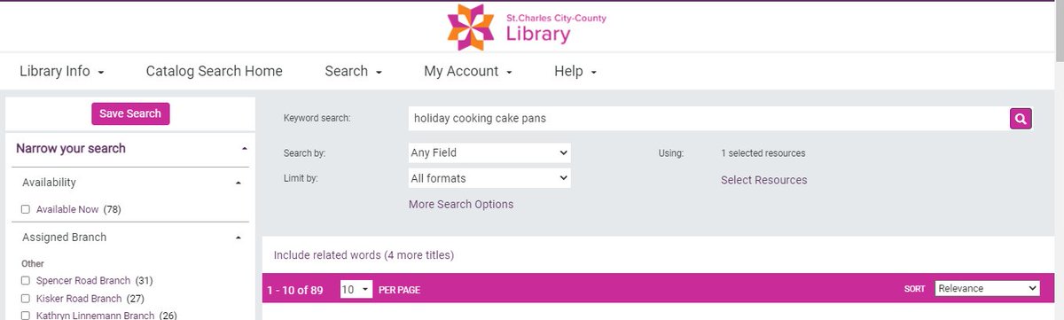 StChLibrary's tweet photo. Holiday baking on your mind? @VisitMyLibrary has cookie cutters & cake pans and we've made them easy to find. Use the catalog 'Quick library search' with keywords: HOLIDAY COOKING COOKIE CUTTERS or HOLIDAY COOKING CAKE PANS. #cookiecutters #cakepans #holidaycooking #collserv https://t.co/8k3DaAt9cn